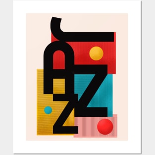 Abstract Jazz Fusion Design Posters and Art